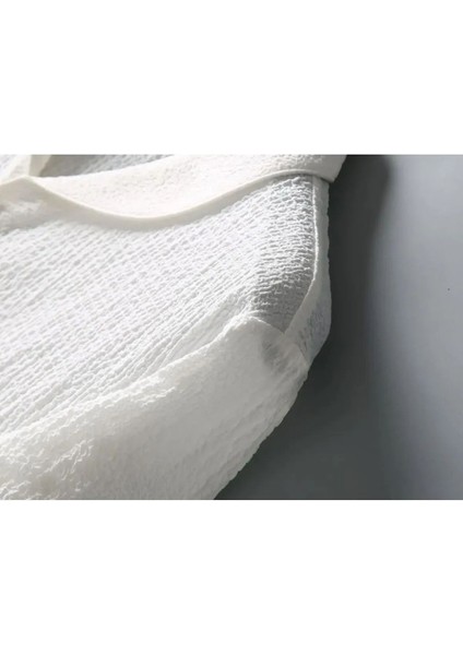 Yeni Sezon Unisex Bürümcük Krilkıl Kumaş Yazlık Likralı Beyaz Kısa Kol Yazlık Tişört Eşofman Takım fırsatları