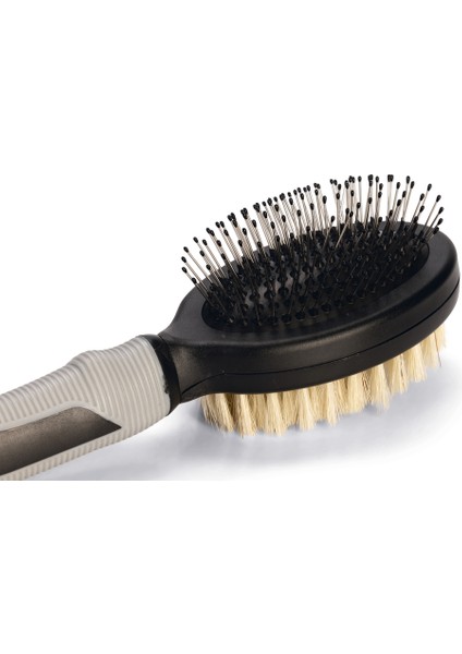 Beeztees Köpek Fırçası ve Tarağı, Çift Taraflı, L, Siyah Gri, 22,5cm, 22,5x6,5x7,5cm indirimleri