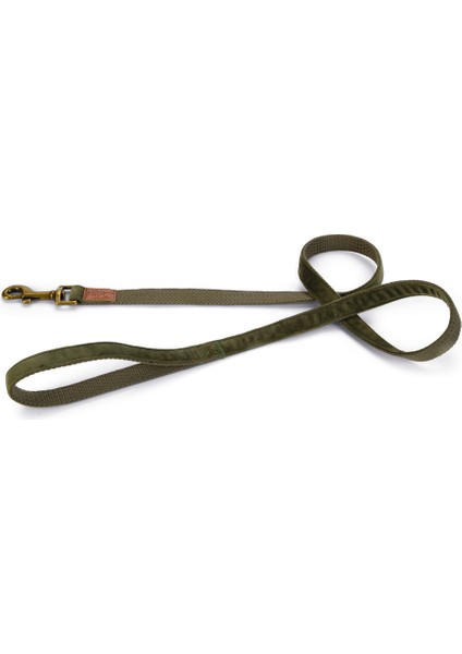 Beeztees Dbl Köpek Gezdirme Kayışı, Velura, Yeşil, 120CM, 20MM