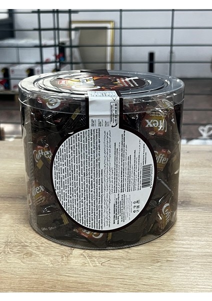 Coffex Kahveli Şeker 1000 Gr. Silindir (1 Kutu)