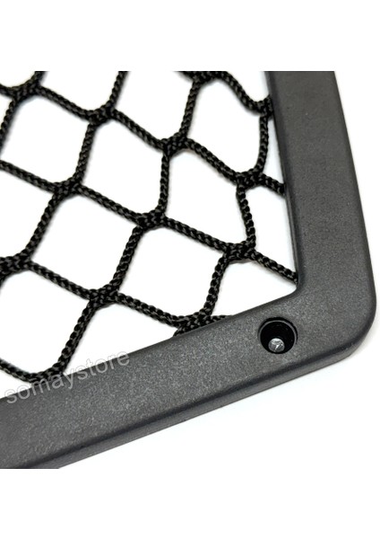 Marine Tekne Karavan Eşya Taşıyıcı Ceplik Eşya Filesi Siyah 30 x 19 cm