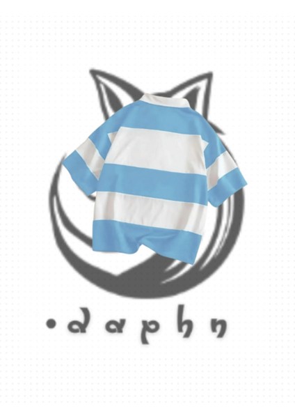 Çizgili Oversize Polo Yaka Yakası Fermuarlı Bebe Mavisi Fox Daphn Baskılı T-Shirt Şort 2'li Takım fiyatları