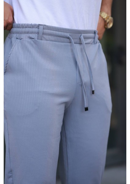 Beli Lastikli Duble Paça Yıldız Pantolon