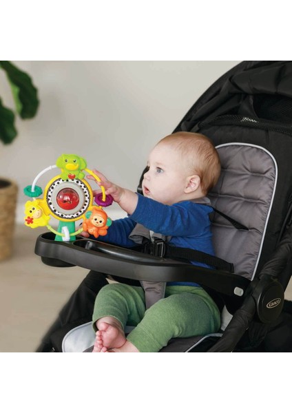 Vantuzlu Orman Hayvanları Mama Sandalyesi Oyuncağı fırsatları
