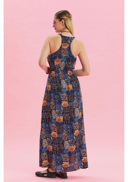 V Yaka Yırtmaçlı Günlük Elbise indirimleri