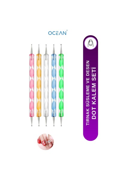 Nail Art Tırnak Süsleme Desen Dot Kalem Seti