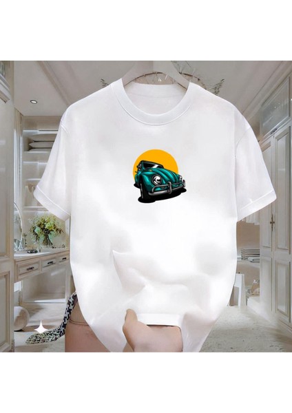 Vosvos Baskılı Beyaz Tshirt