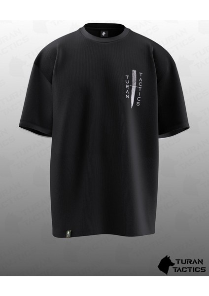 Turan Tactıcs Tasarımlı Oversıze Unısex T-Shırt