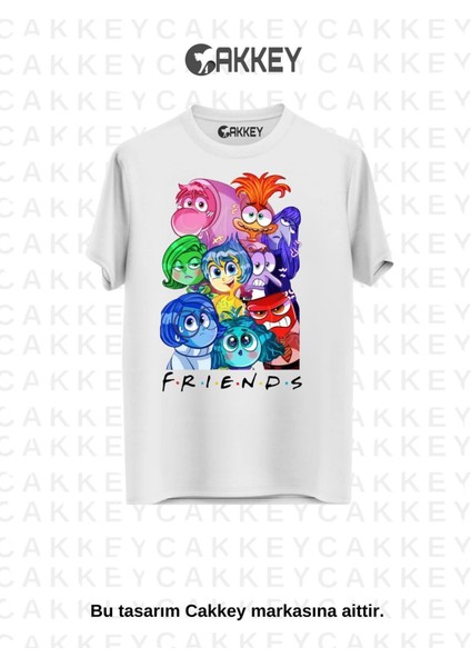 Unisex Ters Yüz Baskılı Oversize T-Shirt