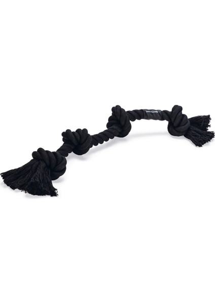 Beeztees Köpek Oyuncağı, Dört Düğümlü Diş Ipi, Pamuk Iplerden, Siyah, 57X6X5CM, 270GR