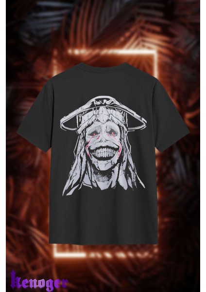 Oversize - Solo Leveling Statue Of God Baskılı T-Shirt