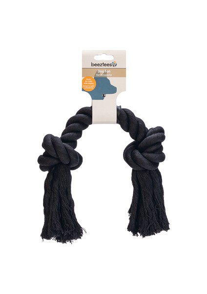 Beeztees Köpek Oyuncağı, Çift Düğümlü Diş Ipi, Pamuk Iplerden, Siyah, 40X8,5X7CM, 280GR fiyatları