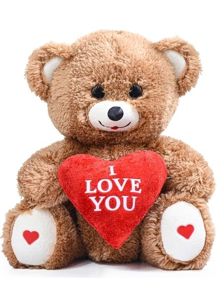 Peluşçu Dayı Özel Premium Kutu Içerisinde Sevgiliye Özel Kalpli (I Love You) Yazılı Sevimli Peluş indirimleri