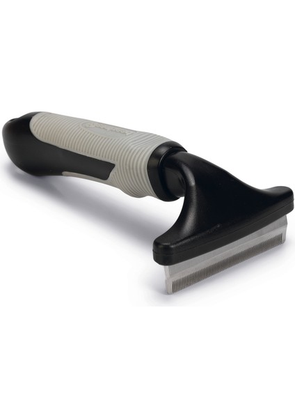 Beeztees Kısa ve Uzun Tüylü Köpek Alt Kürk Tarağı, Siyah Gri, M, 15,5cm, 15,5X8,5X5CM