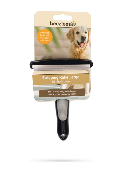 Beeztees Kısa ve Uzun Tüylü Köpek Alt Kürk Tarağı, Siyah Gri, L, 16CM, 16X11X5CM fırsatları