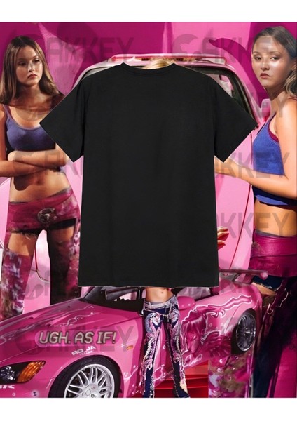 Hızlı ve Öfkeli Suki Baskılı Oversize T-Shirt
