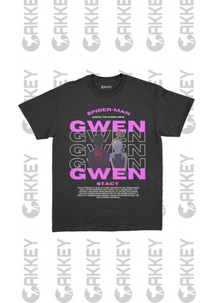 Spiderman&gwen Baskılı Oversize Sevgili Couple T-Shirt Modelleri modelleri