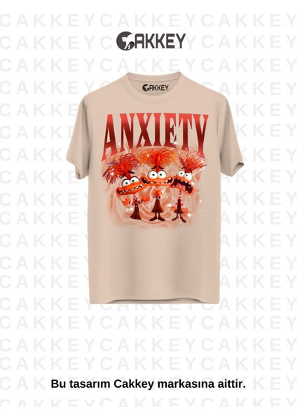 Unisex Ters Yüz Baskılı Oversize T-Shirt