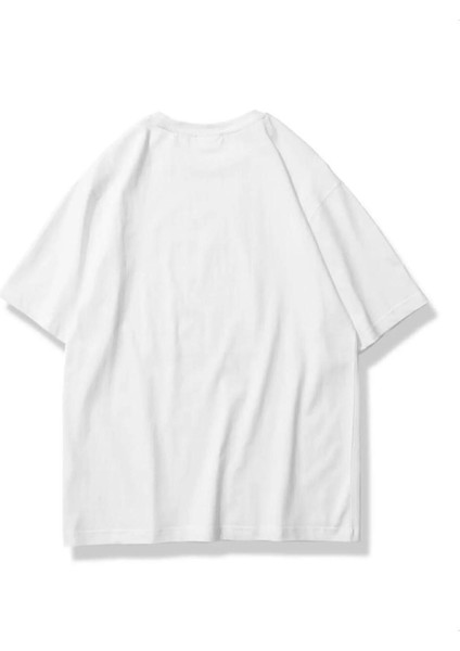 Unisex Heaven Made Baskılı Pamuklu Beyaz T-Shirt fiyatları
