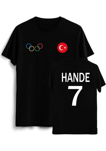 Hande Baladın Tasarımlı Oversize Geniş Kesim ,çocuk ve Yetişkin T-Shirt
