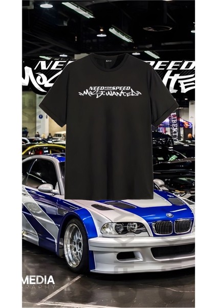 Need For Speed Most Wanted Nissan Skyline R34 Gt-R Baskılı Oversize T-Shirt