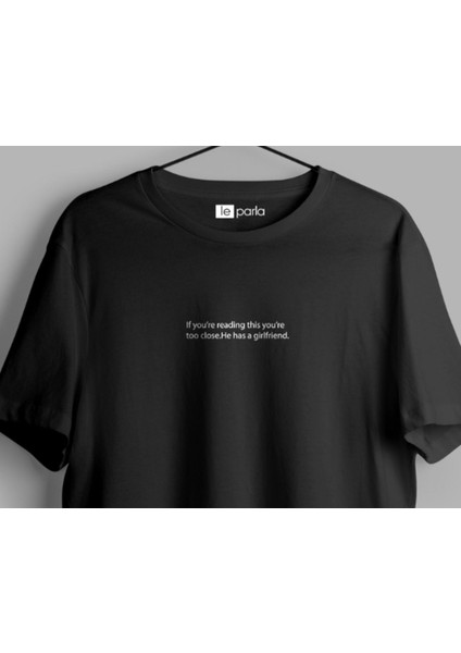Girlfriend Baskılı Siyah Tişört fiyatları
