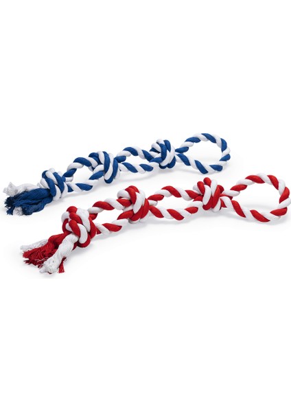 Beeztees Köpek Oyuncağı, Çift Düğümlü Diş Ipi, Pamuk Iplerden, 63X11X11CM, 600GR