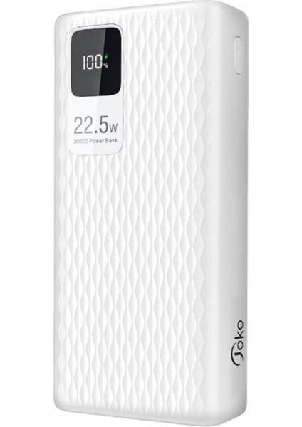 A26Q 30000MAH Powerbank 20W Hızlı Şarj Type-C ve 5 Çıkışlı Taşınabilir Güç Kaynağı