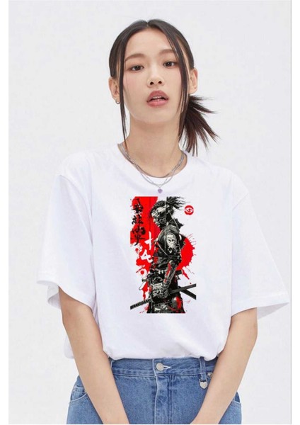 Japon Anime Baskılı T-Shirt