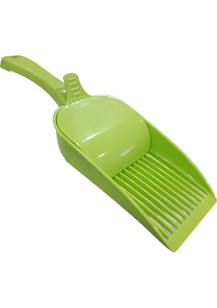 Hazneli Kedi Kumu Toplama Küreği Yeşil 35 cm Ynsmr