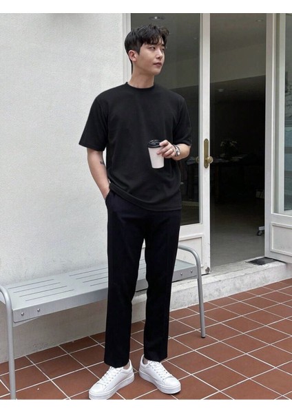 Bisiklet Yaka Oversize T-Shirt modelleri