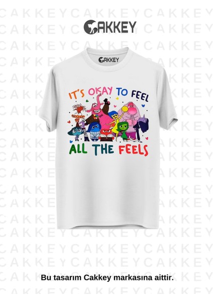 Unisex Ters Yüz Baskılı Oversize T-Shirt