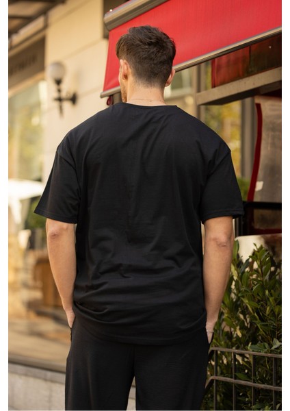 Basic Oversize T-Shirt Siyah 30160002 fırsatları