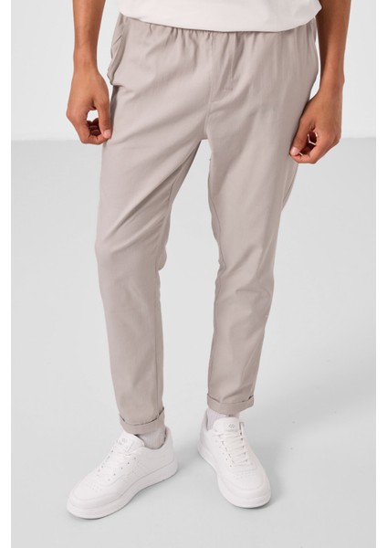 Taş Standart Fit Dokuma Hafif Esnek Chino Erkek Pantolon - 82178