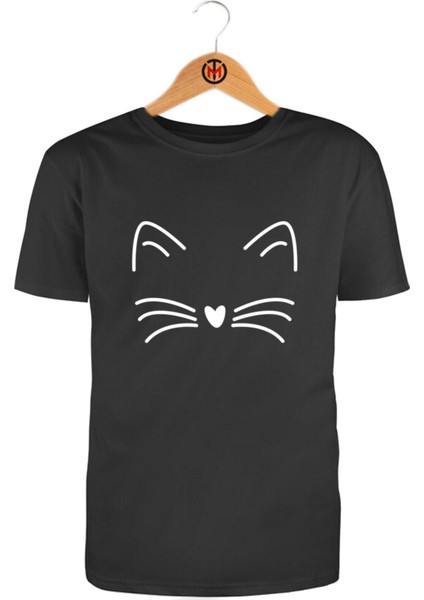 Kedi Siluet Unisex Tişört