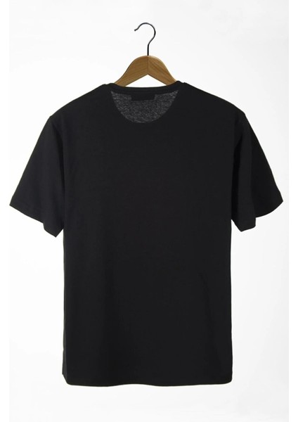 Hunors - Önü Iskambil Kağıdı Baskılı Bisiklet Yaka Oversize T-Shirt fiyatları