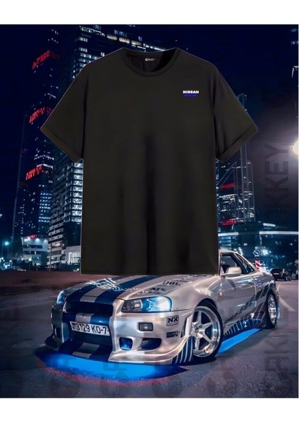 Hızlı ve Öfkeli Nissan Skyline Gtr R34 Baskılı Oversize T-Shirt fiyatları