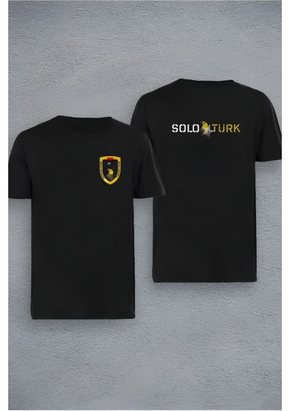 Tasarım Solotürk Baskılı Oversize %100 Pamuk T-Shirt