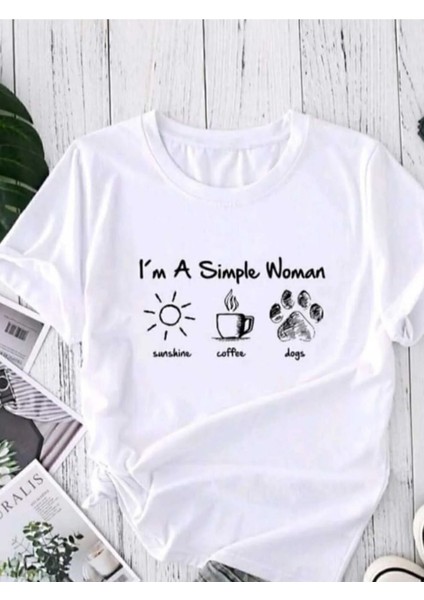 Trend Patili Baskılı Oversize T-Shirt