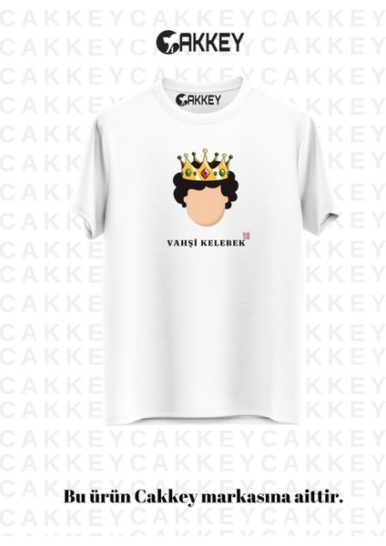 Trend Prens Dizisi Komik Replik Baskılı Oversize Rahat Kalıp T-Shirt