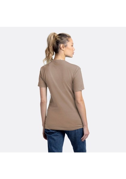 Regular Fit T-Shirt Taş Rengi modelleri