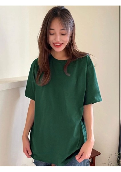 Erkek Siyah Basic Pamuk Bisiklet Yaka T-Shirt