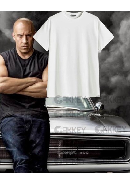 Hızlı ve Öfkeli Dodge Charger Baskılı Oversize T-Shirt fiyatları