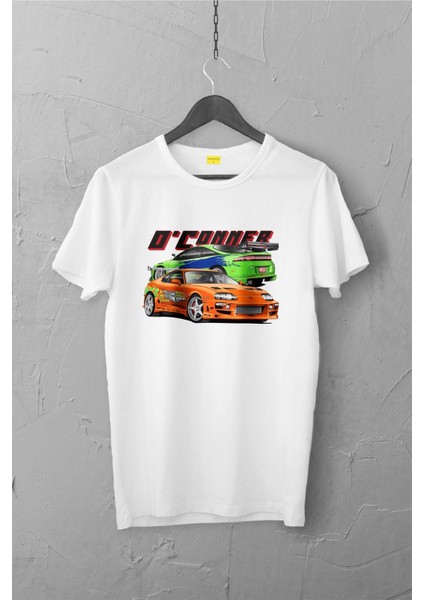 Toyota Supra Design Tshirt , Premium, Çatlama Solma Yapmaz / Otomobil
