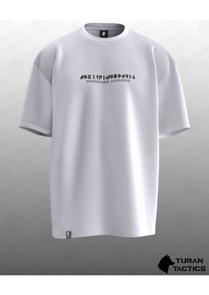 Korkmadık Savaştık Tasarımlı Oversıze Unısex T-Shırt