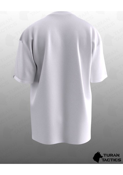 Korkmadık Savaştık Tasarımlı Oversıze Unısex T-Shırt modelleri