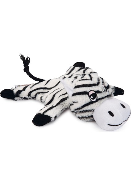 Beeztees Köpek Oyuncağı, Sesli, Kaplan, Peluş, Beyaz/siyah, 18X19X8CM