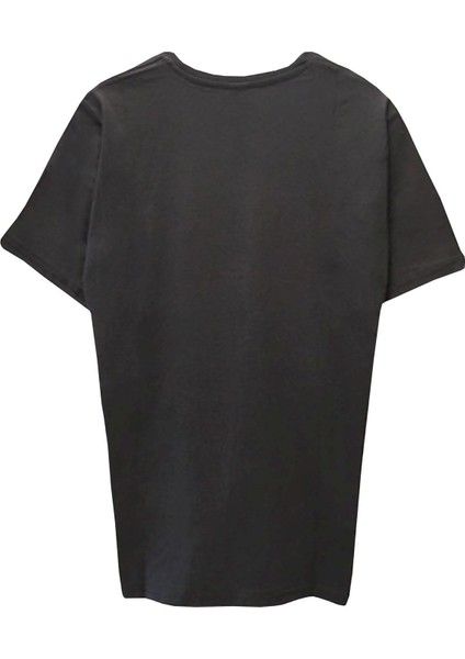 Rock Müzik Acdc Baskılı Gri Tişört fiyatları