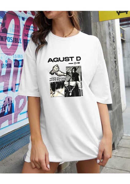 Favoriconsept - Bts - Suga Agust D Who's The King Boss Tişört