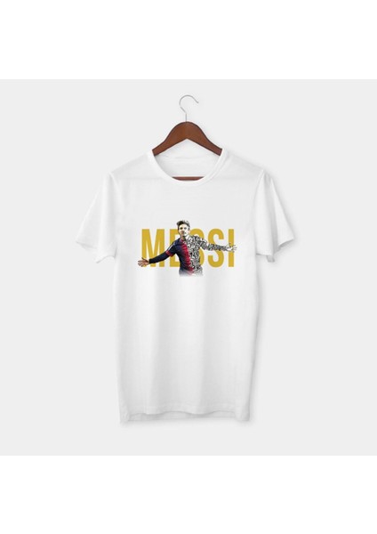 Lionel-Messi Baskili Tişört